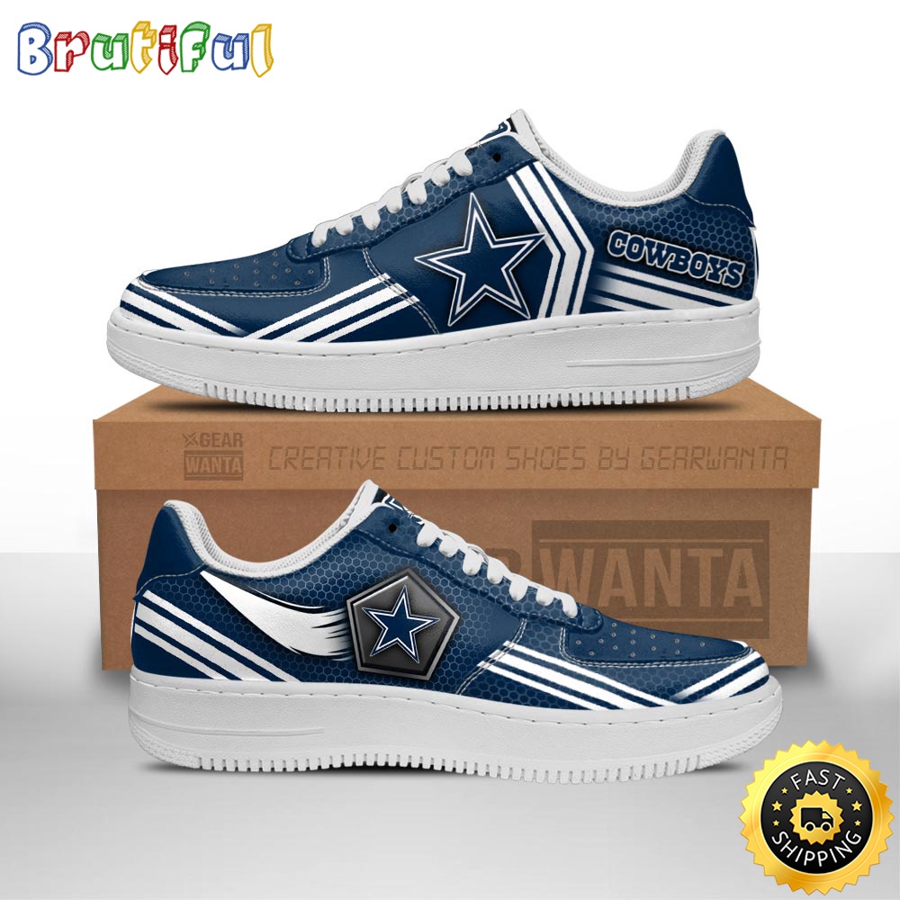 Sportswearmerch Dallas Cowboys NFL Air Low-Top Sneakers Shoes For Men And Women