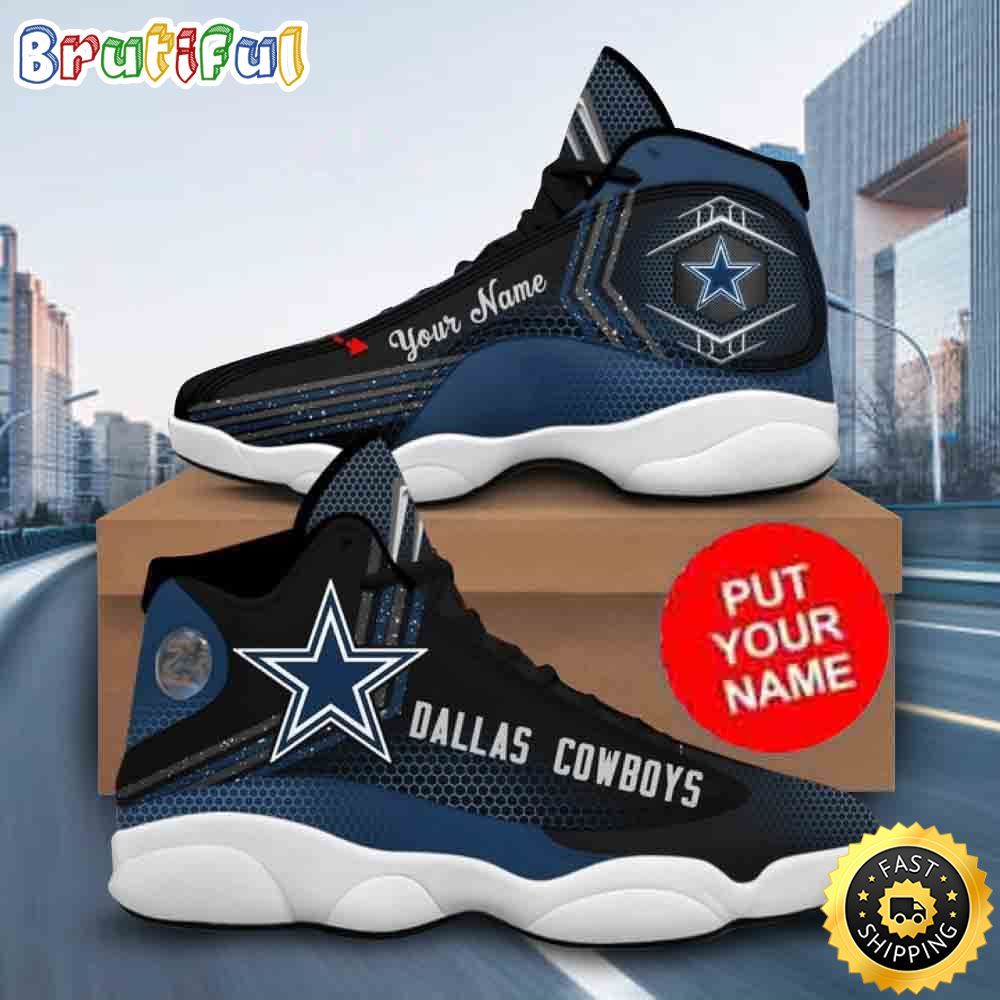 Sportswearmerch Dallas Cowboys NFL AJ13 Sneakers Shoes For Men And Women