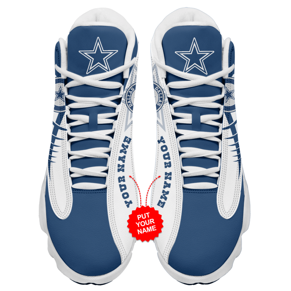 Sportswearmerch Dallas Cowboys NFL AJ13 Sneakers Shoes For Men And Women
