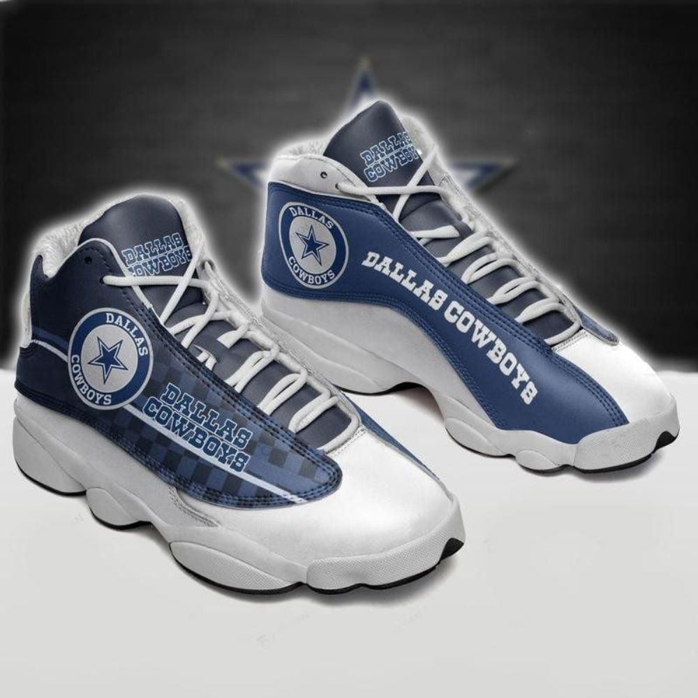 Sportswearmerch Dallas Cowboys NFL AJ13 Sneakers Shoes For Men And Women