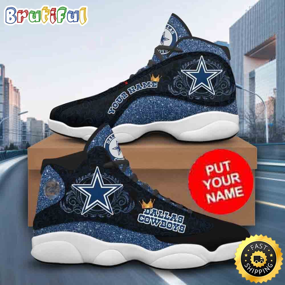 Sportswearmerch Dallas Cowboys NFL AJ13 Sneakers Shoes For Men And Women