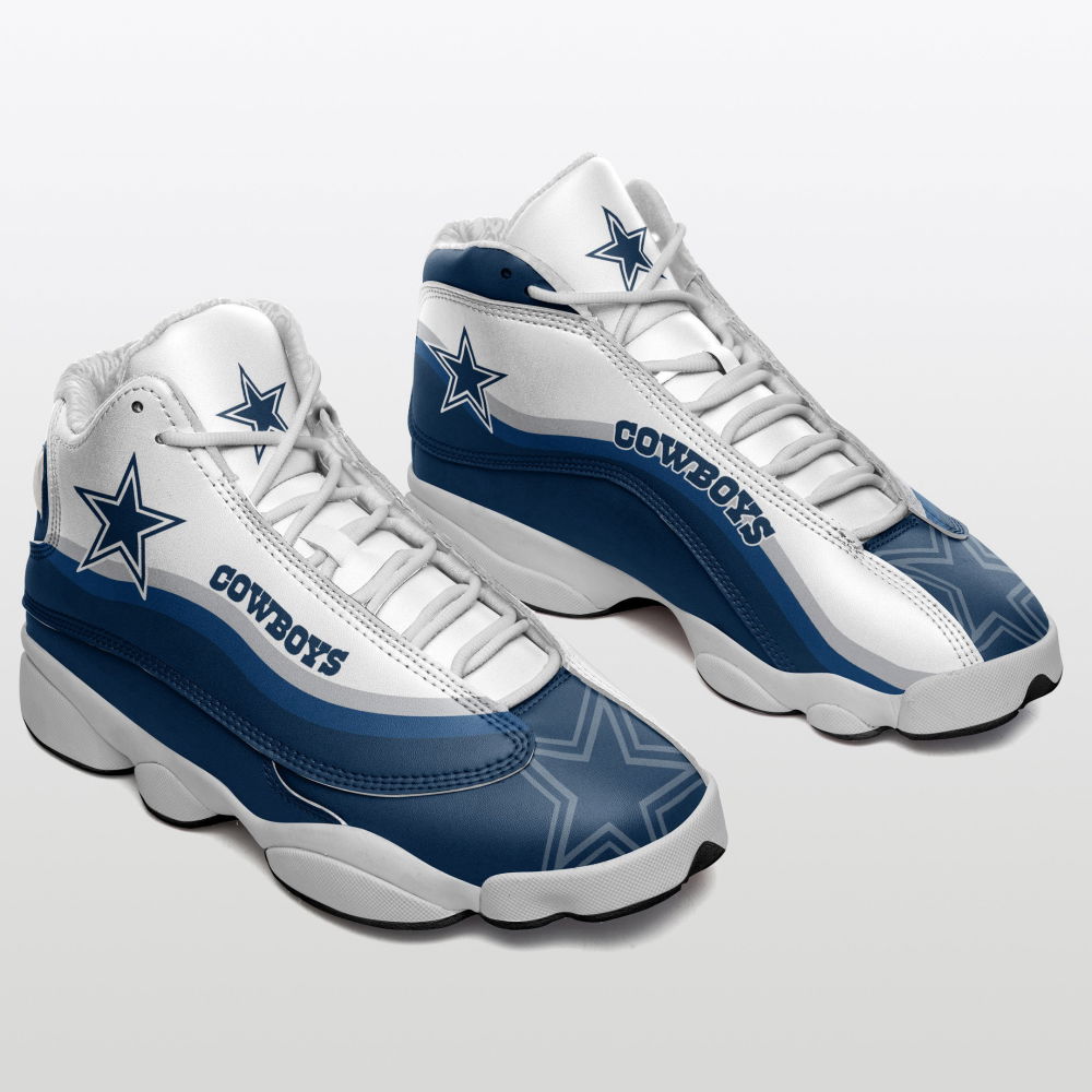 Sportswearmerch Dallas Cowboys NFL AJ13 Sneakers Shoes For Men And Women