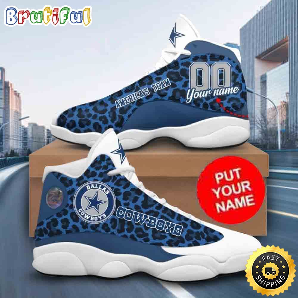 Sportswearmerch Dallas Cowboys NFL AJ13 Sneakers Shoes For Men And Women