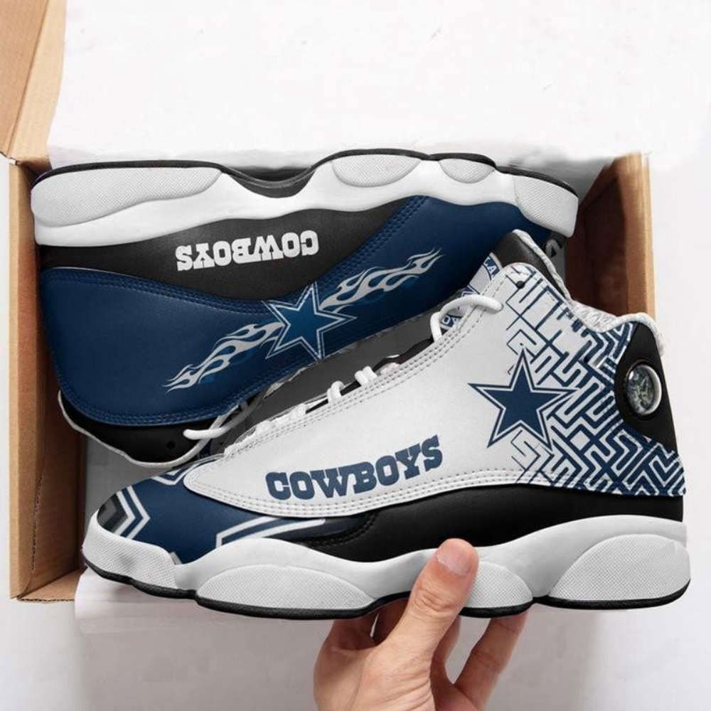 Sportswearmerch Dallas Cowboys NFL AJ13 Sneakers Shoes For Men And Women