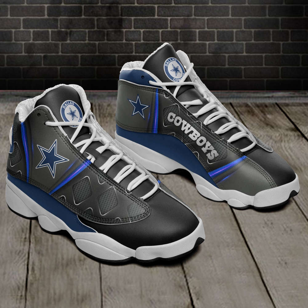 Sportswearmerch Dallas Cowboys NFL AJ13 Sneakers Shoes For Men And Women