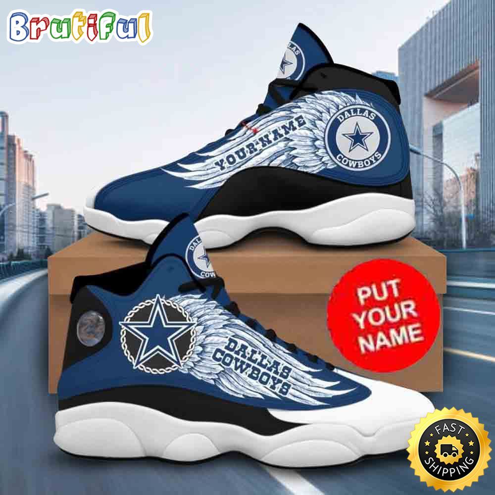 Sportswearmerch Dallas Cowboys NFL AJ13 Sneakers Shoes For Men And Women