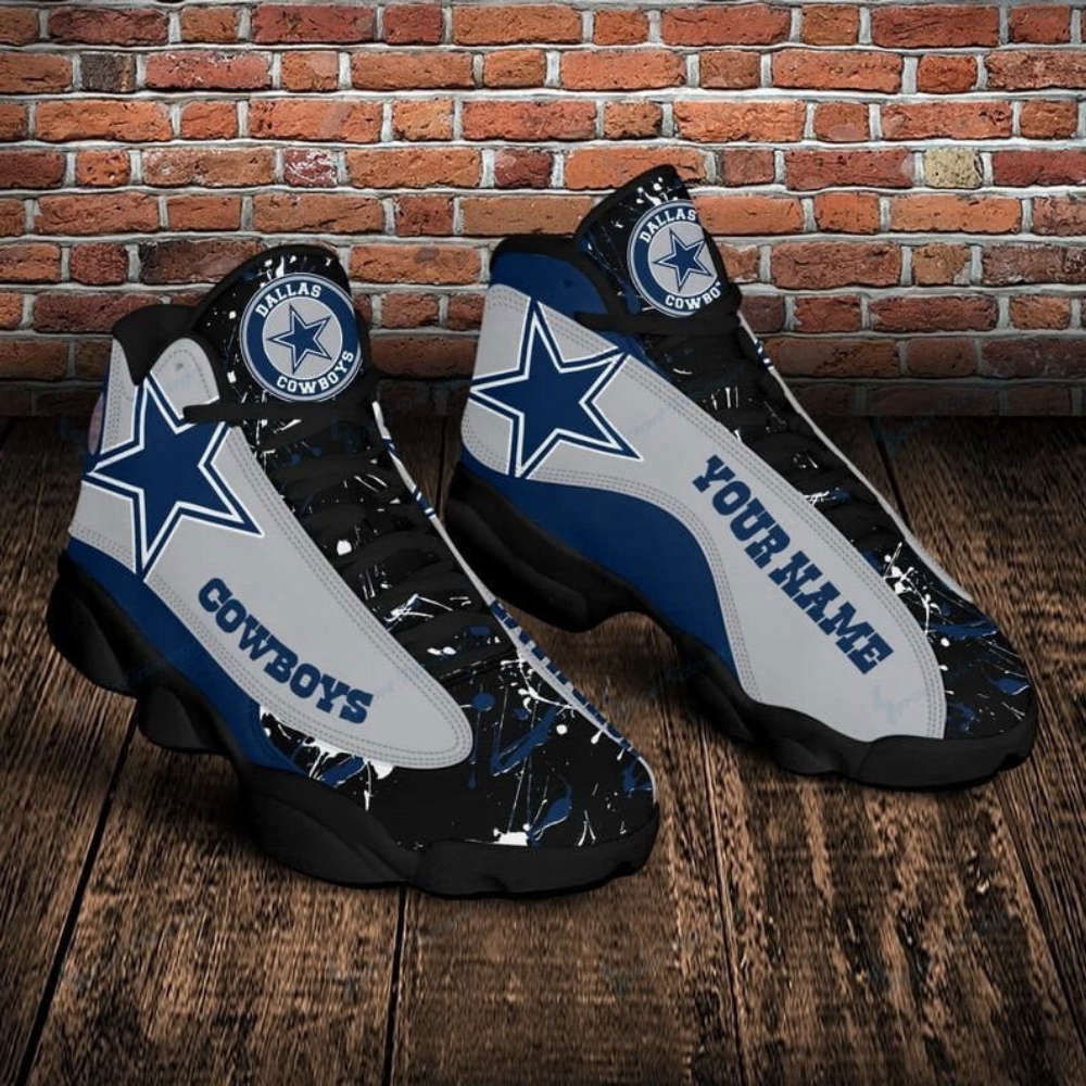 Sportswearmerch Dallas Cowboys NFL AJ13 Sneakers Shoes For Men And Women