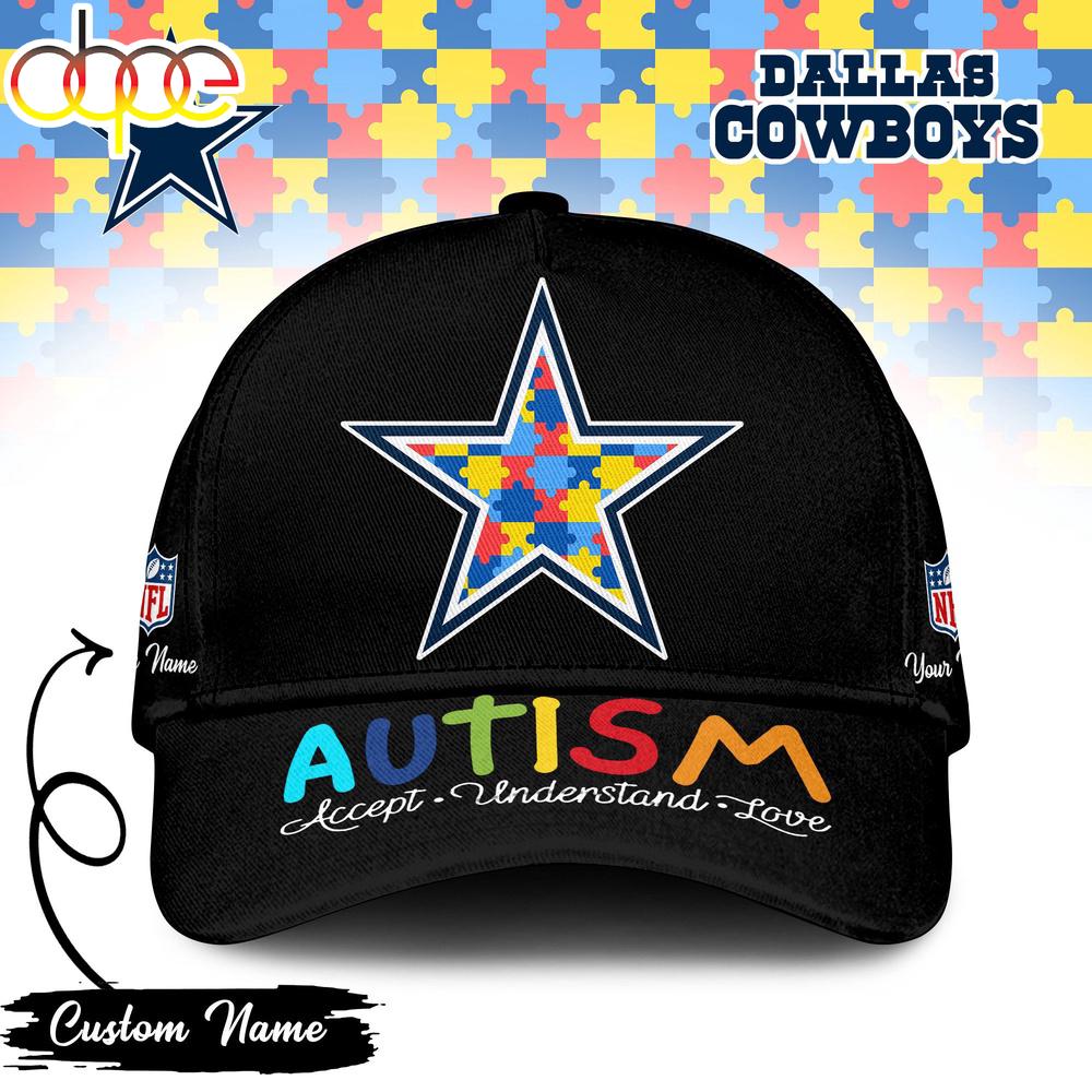 Sportswearmerch Dallas Cowboys NFL Autism Classic Cap For Fan