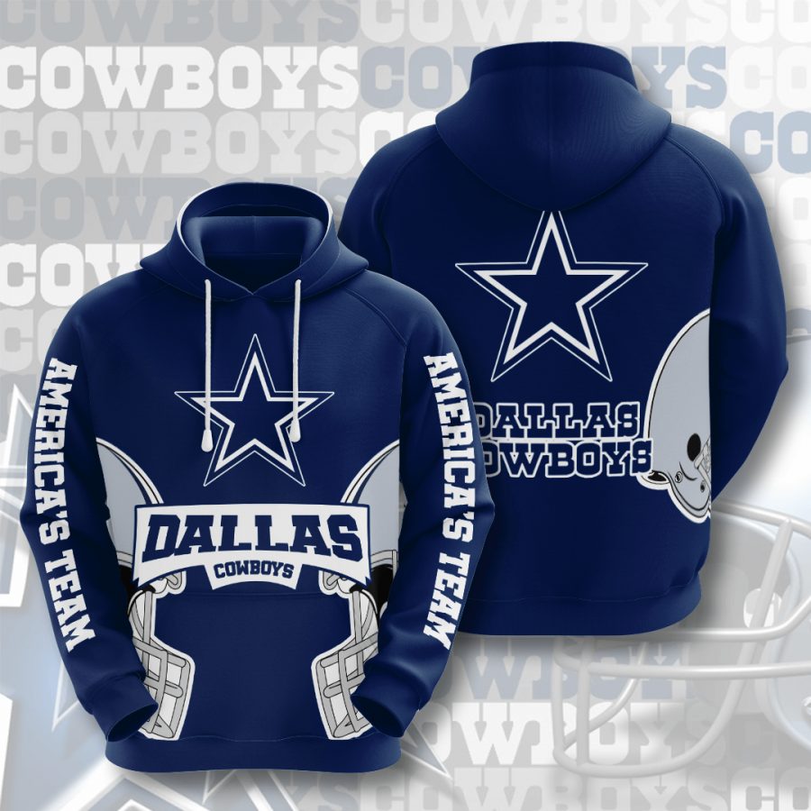 Sportswearmerch Dallas Cowboys NFL Big Logo Personalized Hoodie For Fan