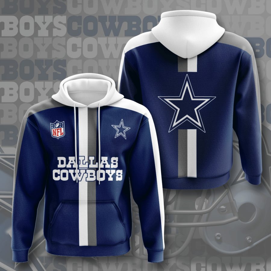 Sportswearmerch Dallas Cowboys NFL Blue Personalized Hoodie For Fan