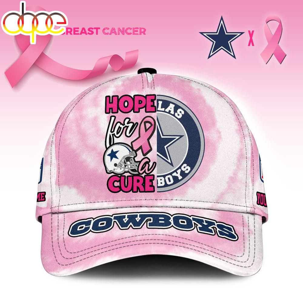 Sportswearmerch Dallas Cowboys NFL Breast Cancer Awareness Classic Cap For Fan