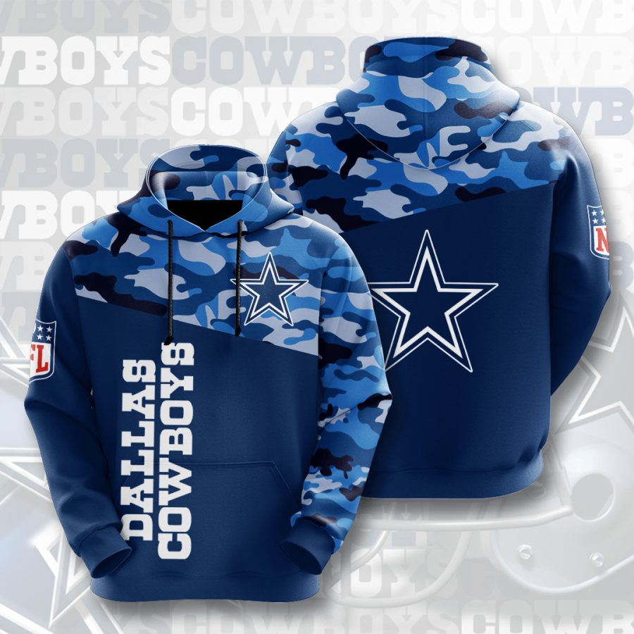 Sportswearmerch Dallas Cowboys NFL Camo Personalized Hoodie For Fan