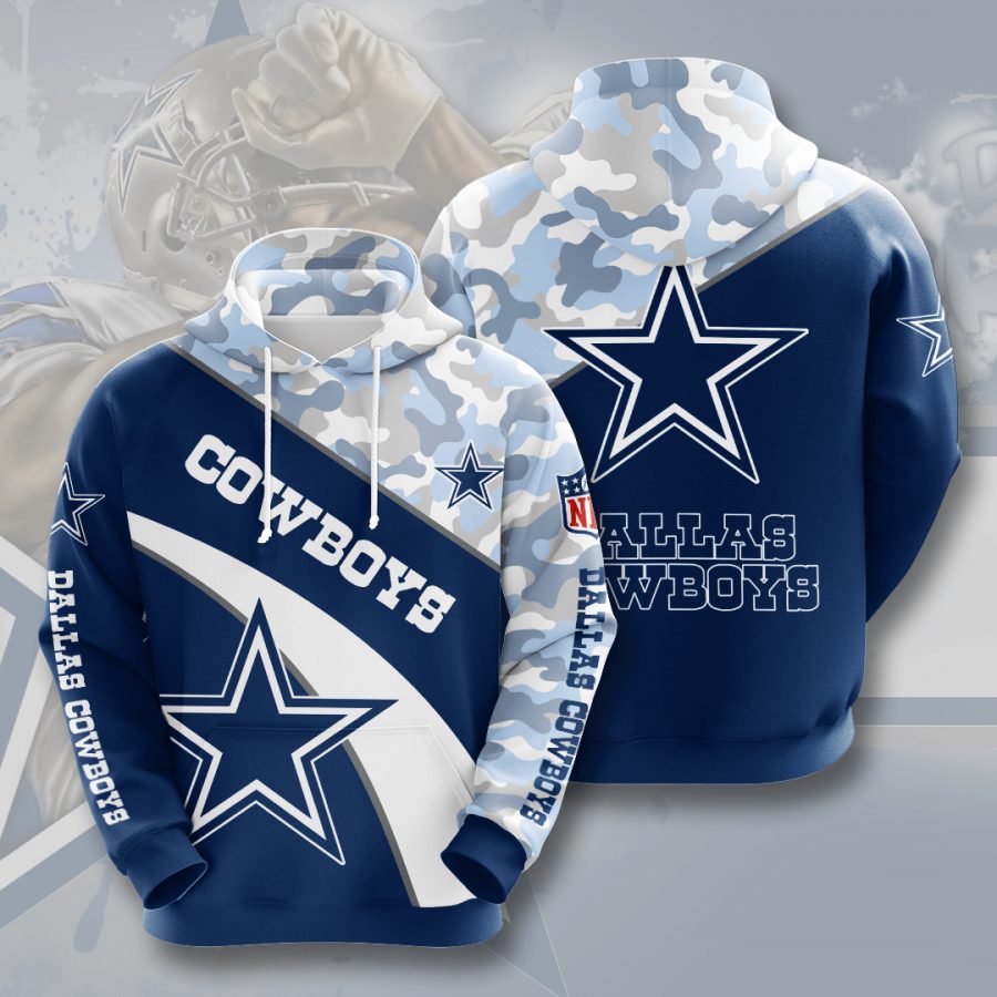 Sportswearmerch Dallas Cowboys NFL Camo Personalized Hoodie For Fan