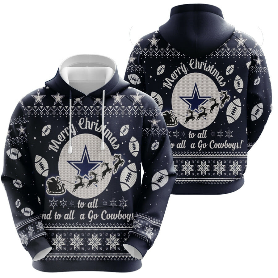 Sportswearmerch Dallas Cowboys NFL Christmas Personalized Hoodie For Fan