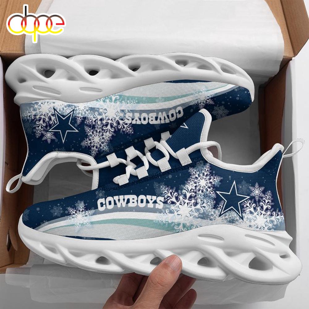 Sportswearmerch Dallas Cowboys NFL Christmas Snow Max Soul Shoes Sneakers For Men And Women