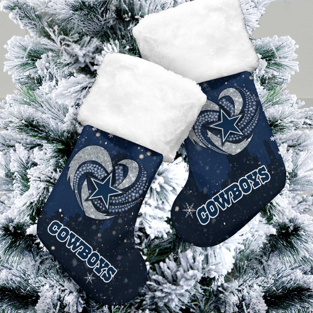 Sportswearmerch Dallas Cowboys NFL Christmas Socks For Fan