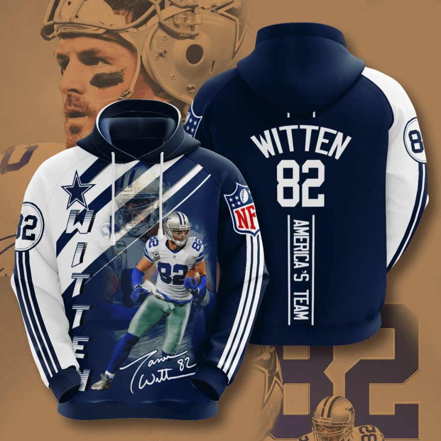Sportswearmerch Dallas Cowboys NFL Jason Witten Personalized Hoodie For Fan