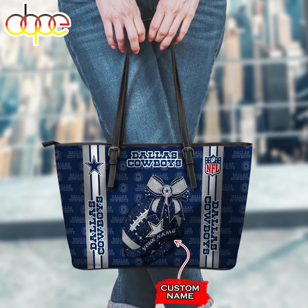 Sportswearmerch Dallas Cowboys NFL Leather Tote Bag For Fan