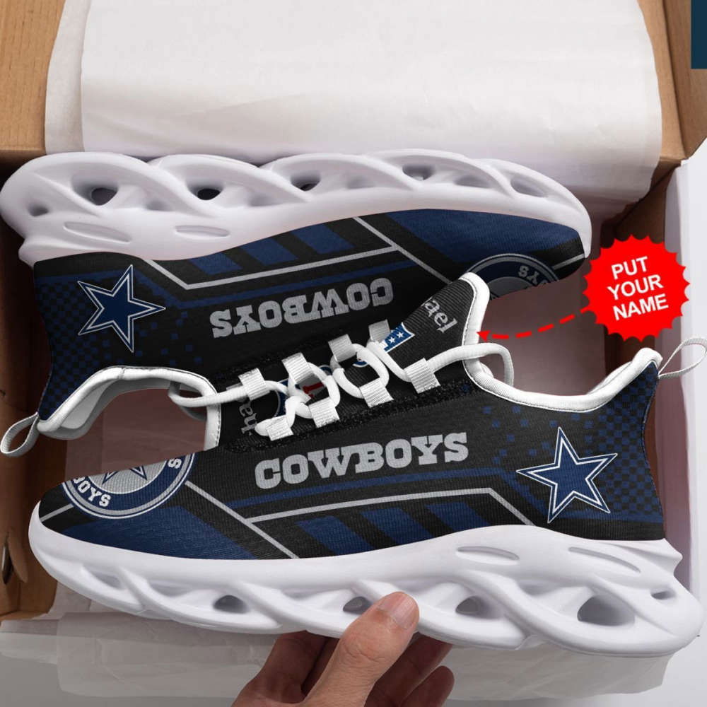 Sportswearmerch Dallas Cowboys NFL Max Soul Shoes Sneakers For Men And Women