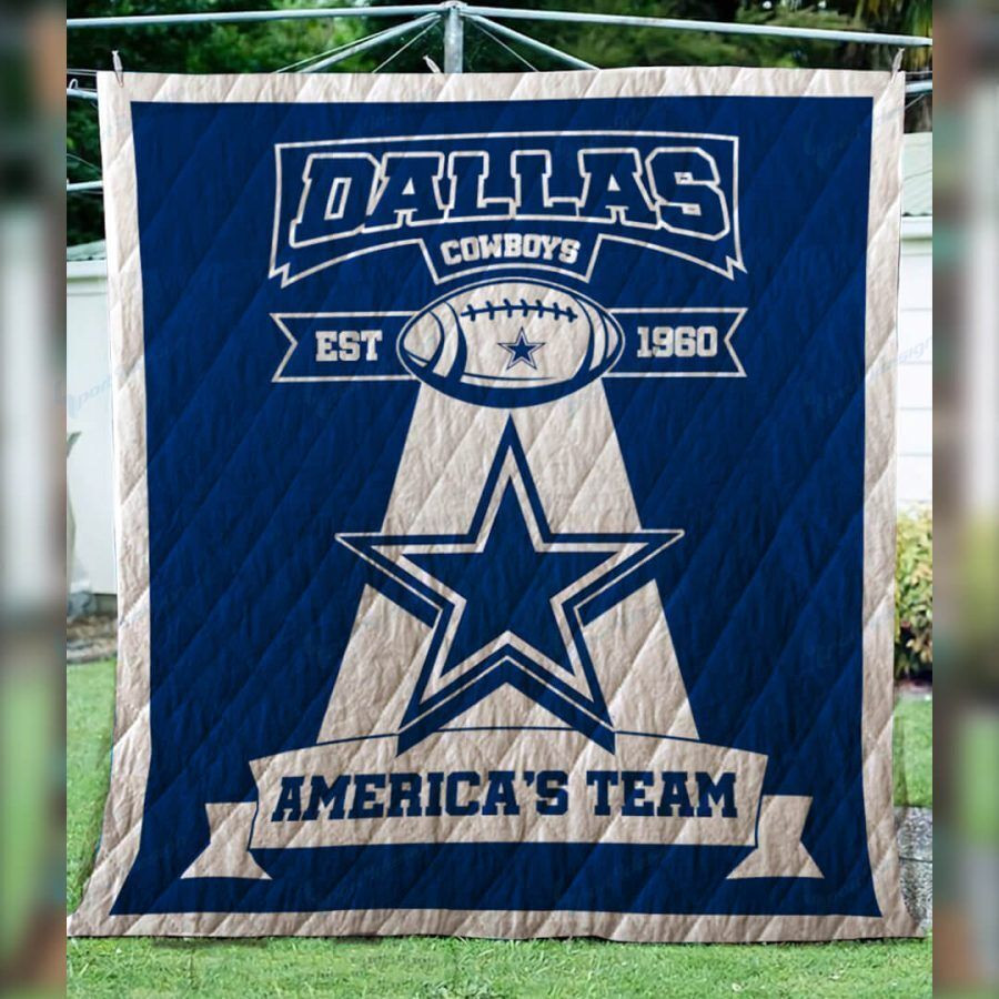 Sportswearmerch Dallas Cowboys NFL Quilt Blanket Blanket For Fan