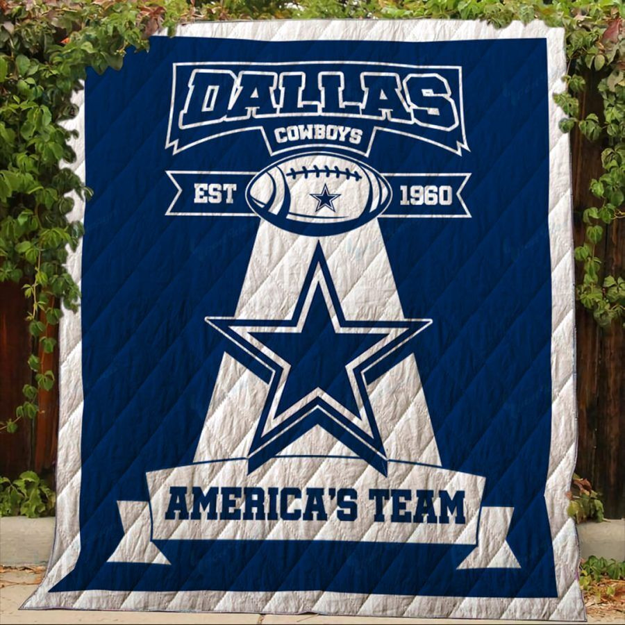 Sportswearmerch Dallas Cowboys NFL Quilt Blanket Blanket For Fan