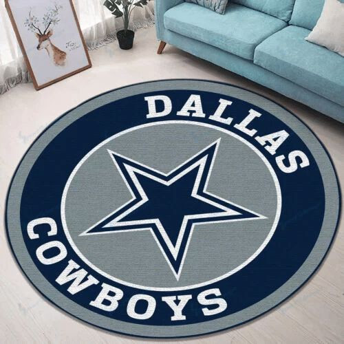 Sportswearmerch Dallas Cowboys NFL Round Rug For Fan