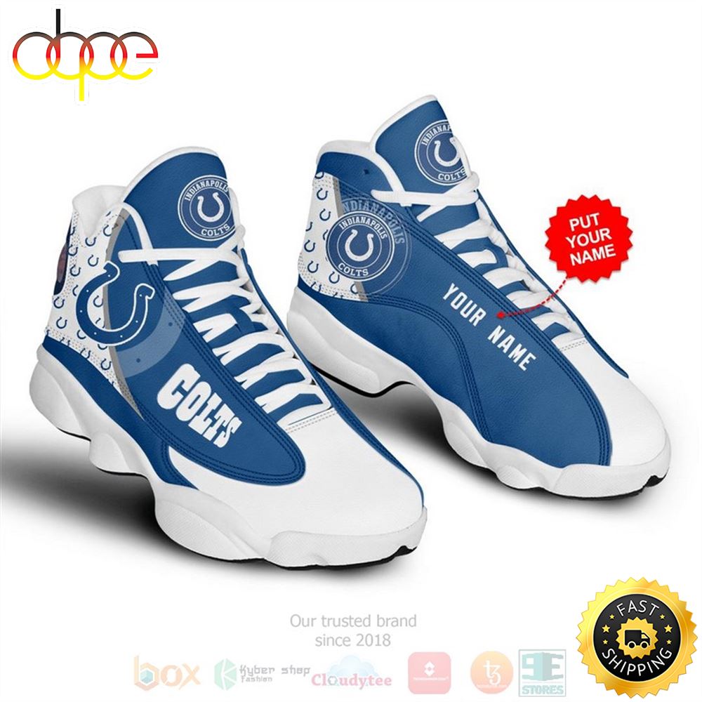 Sportswearmerch Dallas Indianapolis Colts NFL AJ13 Sneakers Shoes For Men And Women