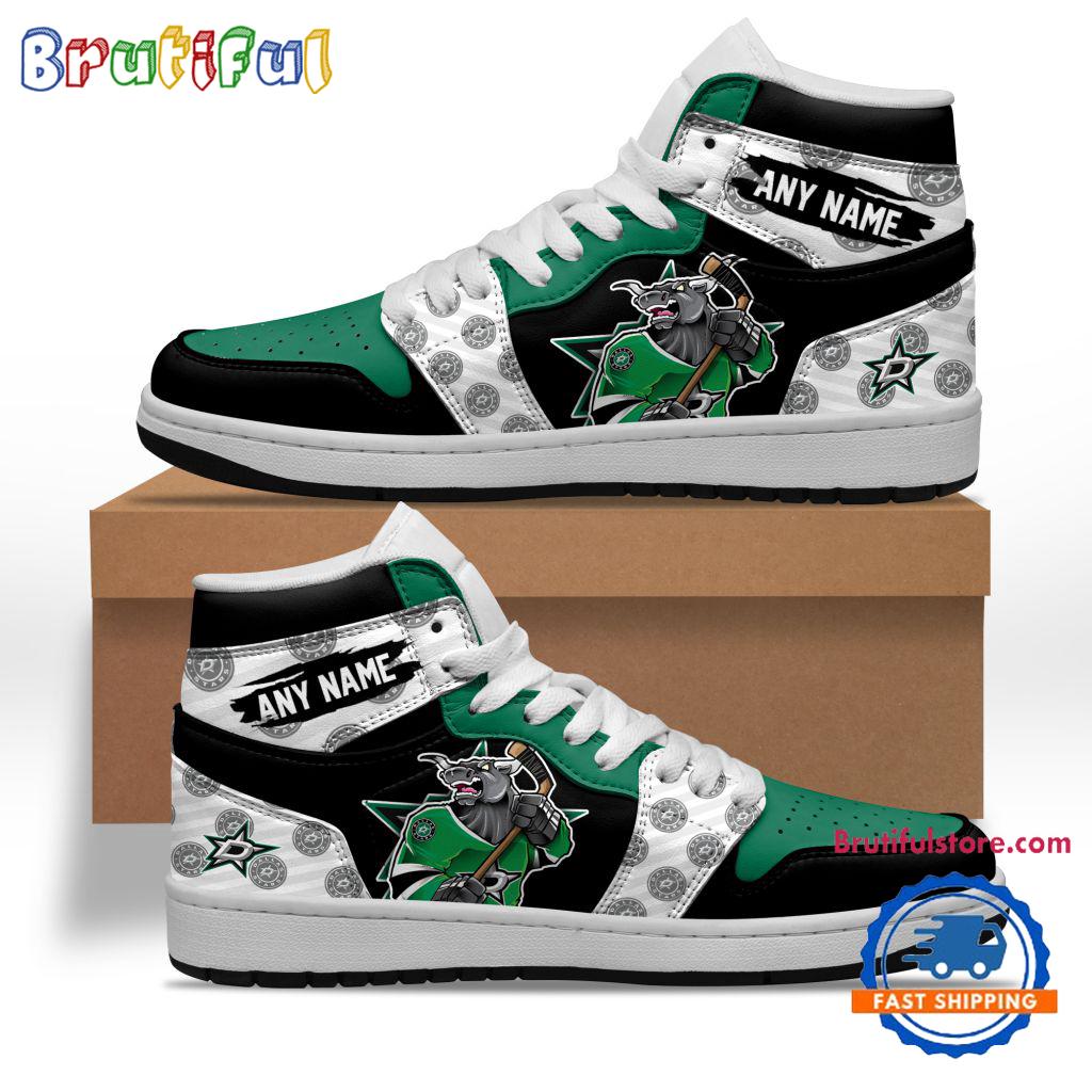 Sportswearmerch Dallas Stars NHL AJ1 High Sneakers Shoes For Men And Women