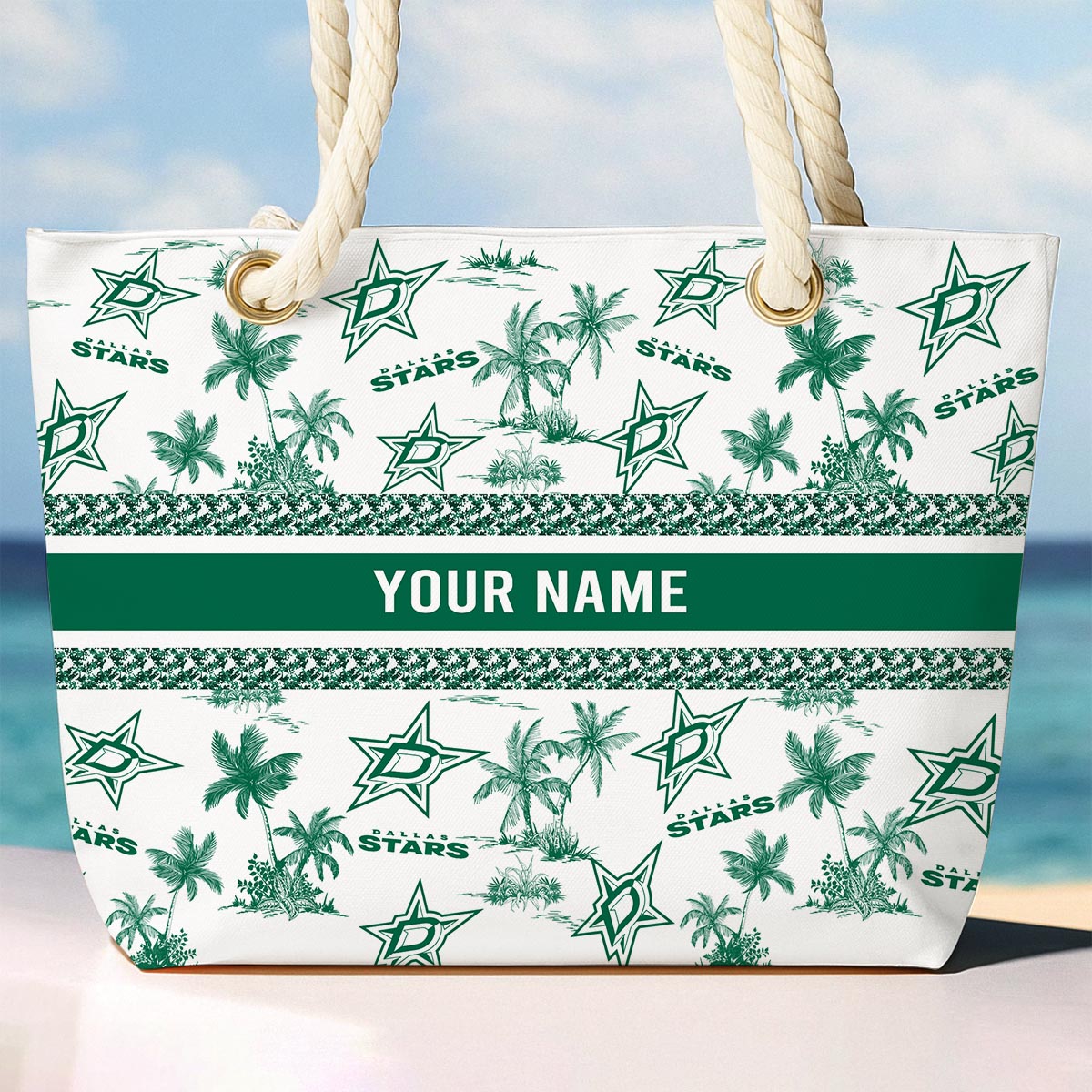 Sportswearmerch Dallas Stars NHL Beach Bag For Fan