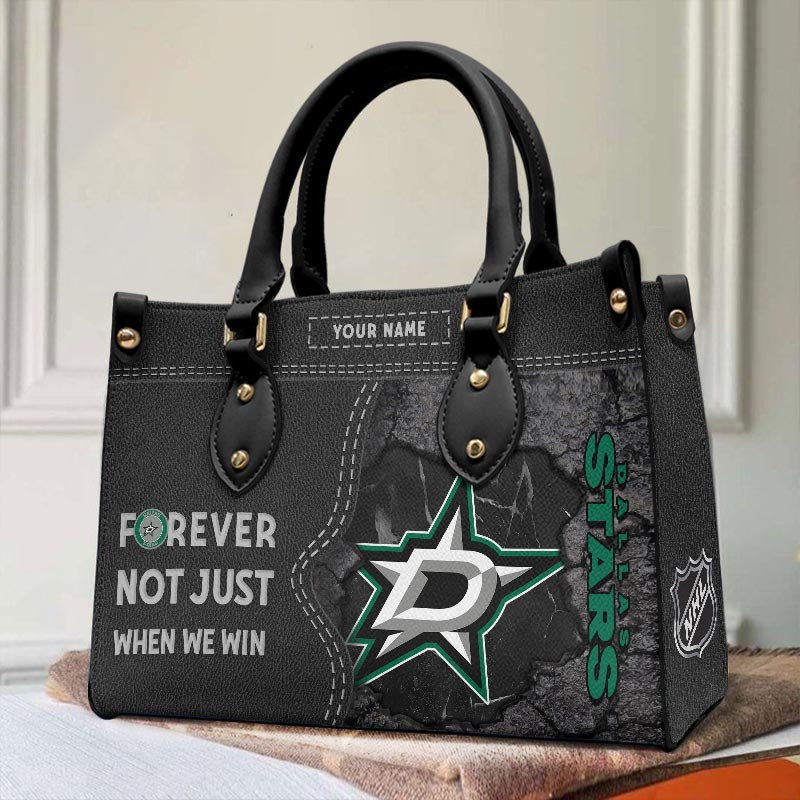 Sportswearmerch Dallas Stars NHL Leather Handbag For Fan