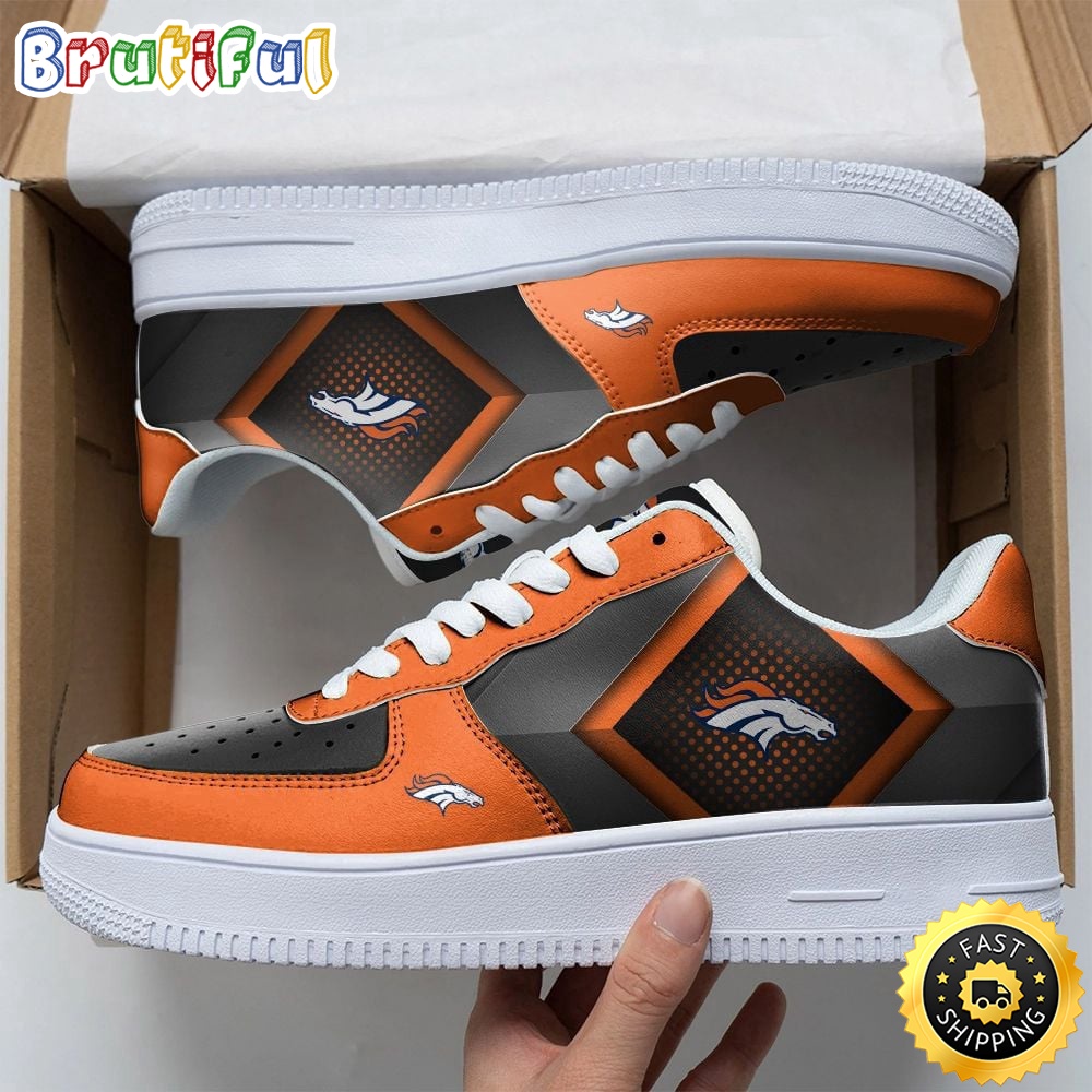Sportswearmerch Denver Broncos NFL Air Low-Top Sneakers Shoes For Men And Women