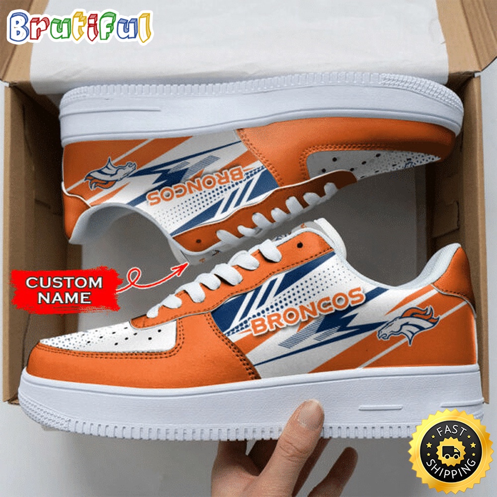 Sportswearmerch Denver Broncos NFL Air Low-Top Sneakers Shoes For Men And Women