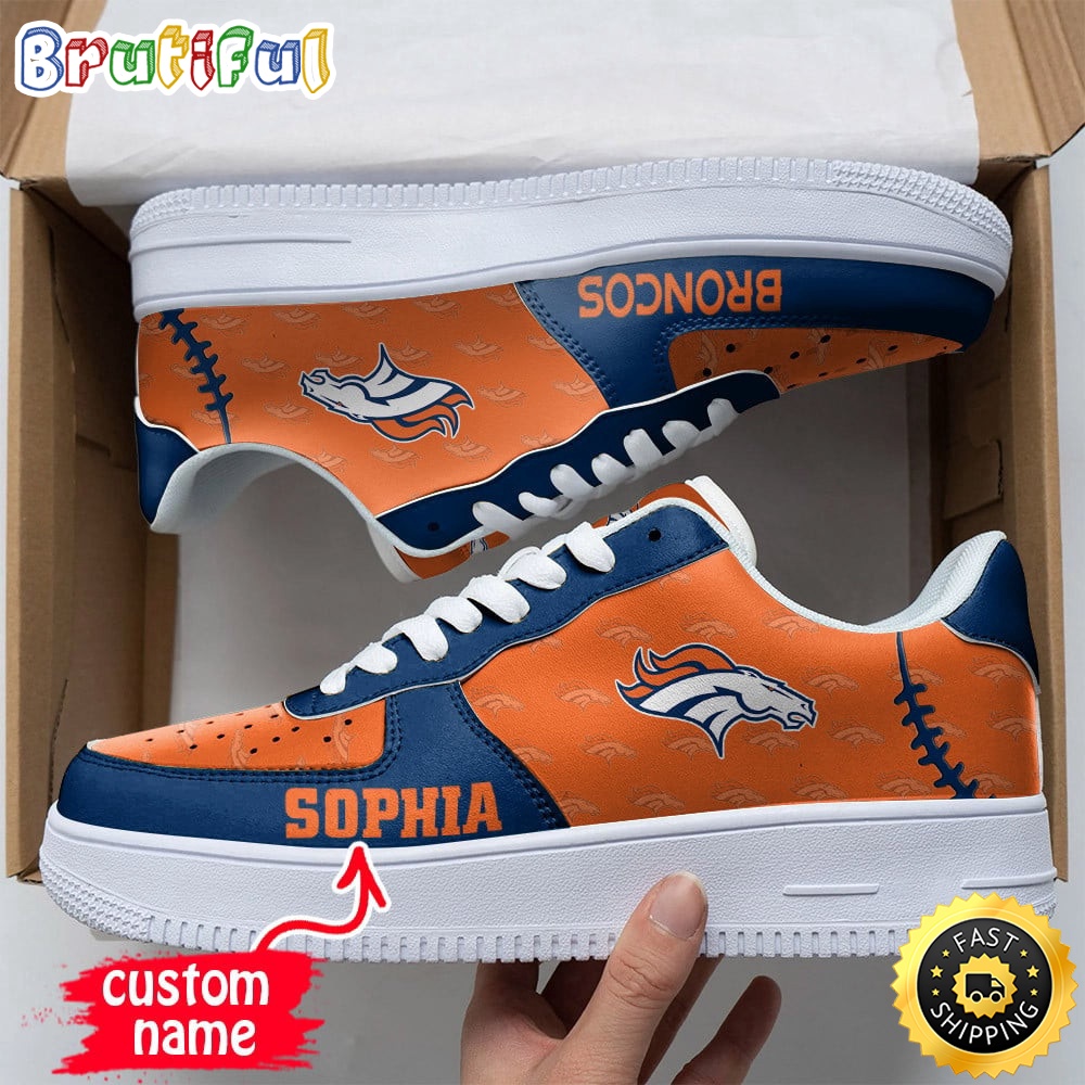 Sportswearmerch Denver Broncos NFL Air Low-Top Sneakers Shoes For Men And Women