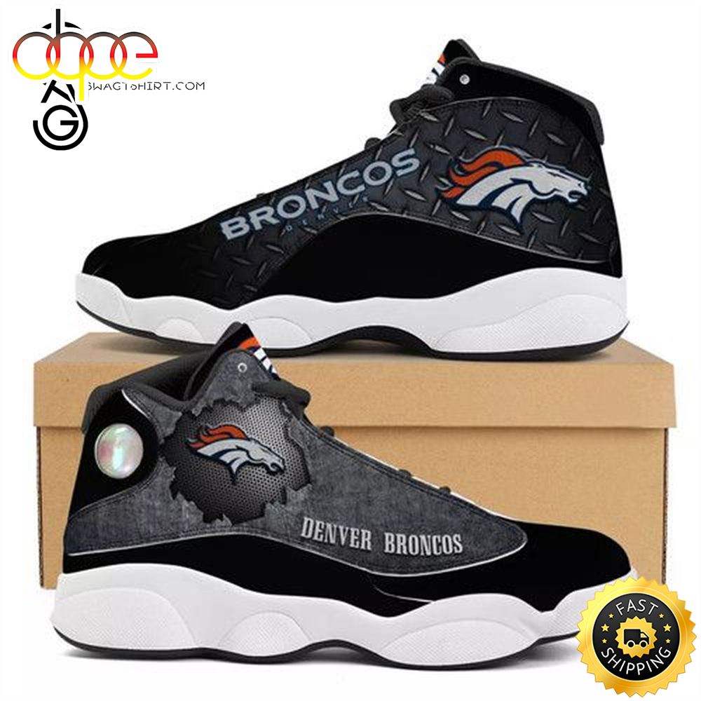 Sportswearmerch Denver Broncos NFL AJ13 Sneakers Shoes For Men And Women