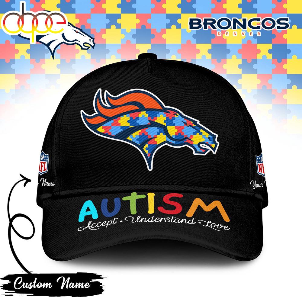 Sportswearmerch Denver Broncos NFL Autism Classic Cap For Fan