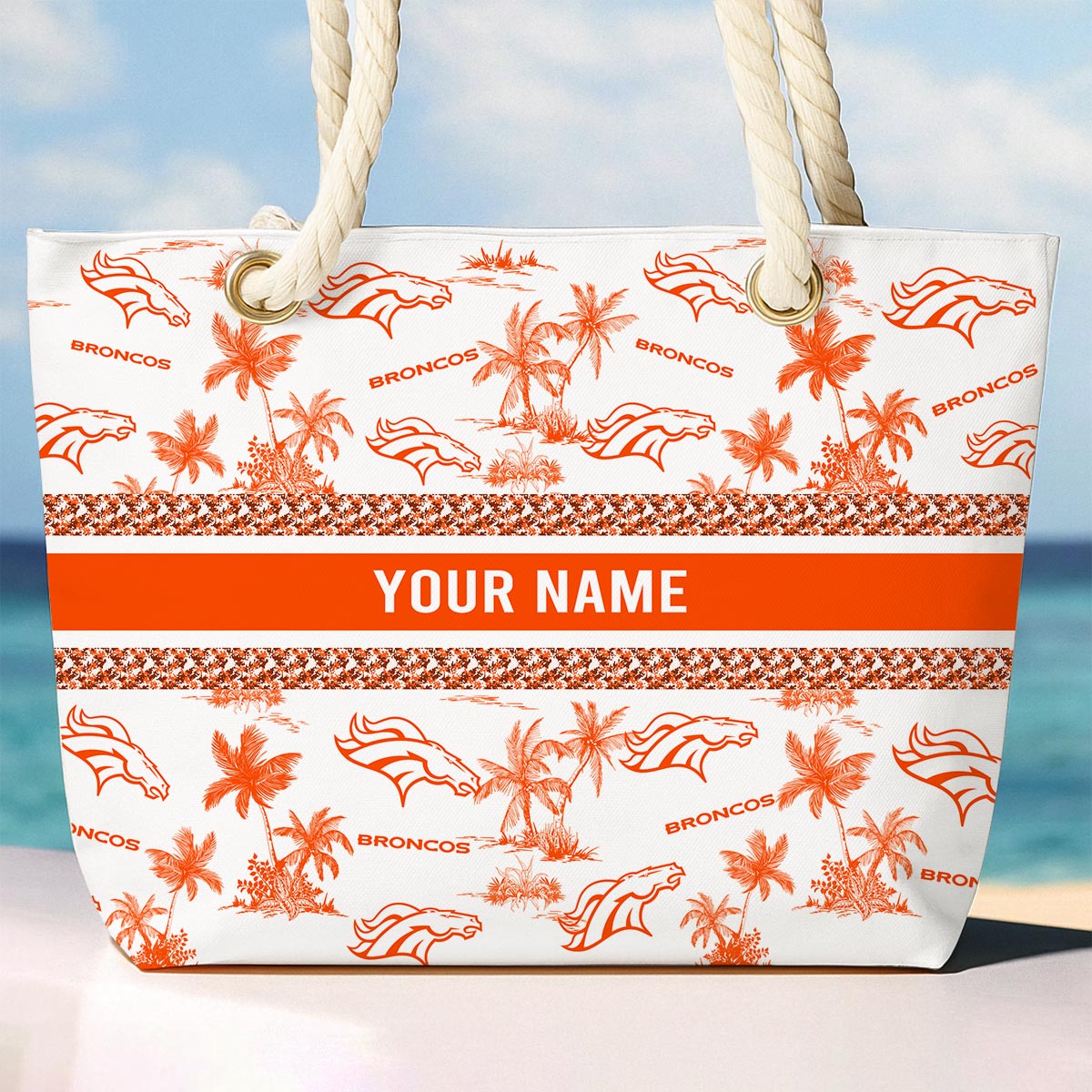 Sportswearmerch Denver Broncos NFL Beach Bag For Fan