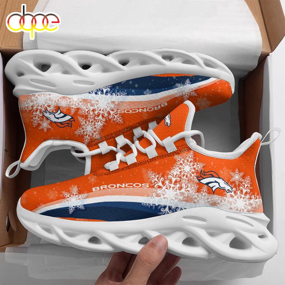 Sportswearmerch Denver Broncos NFL Christmas Snow Max Soul Shoes Sneakers For Men And Women