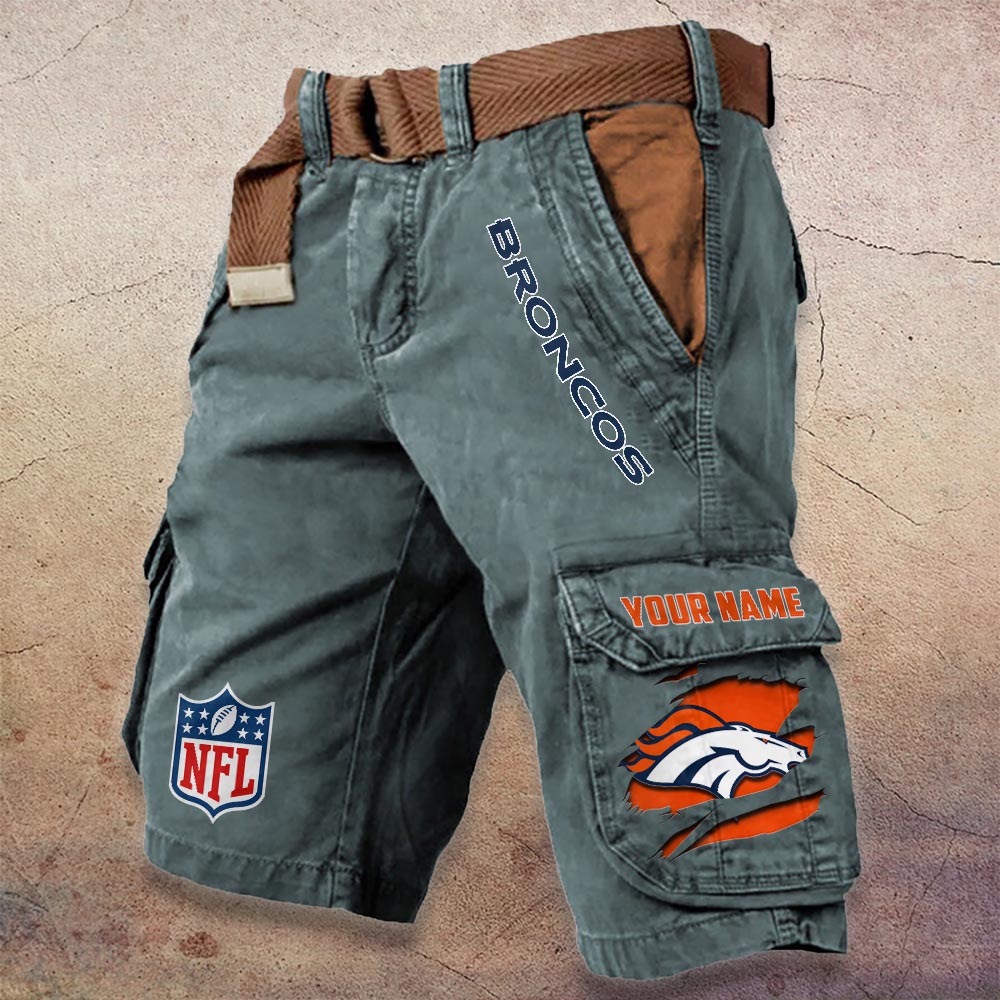 Sportswearmerch Denver Broncos NFL Denim Short For Fan