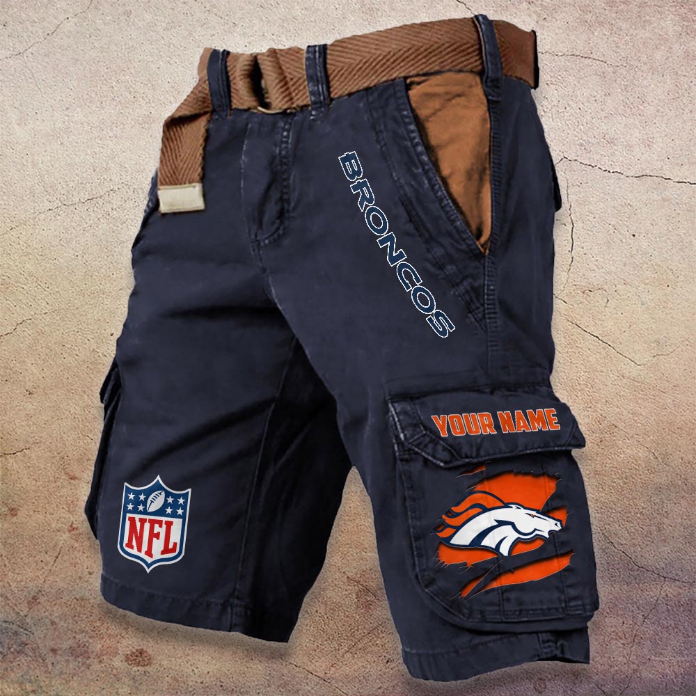 Sportswearmerch Denver Broncos NFL Denim Short For Fan