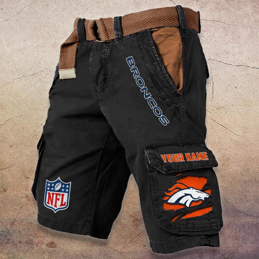 Sportswearmerch Denver Broncos NFL Denim Short For Fan