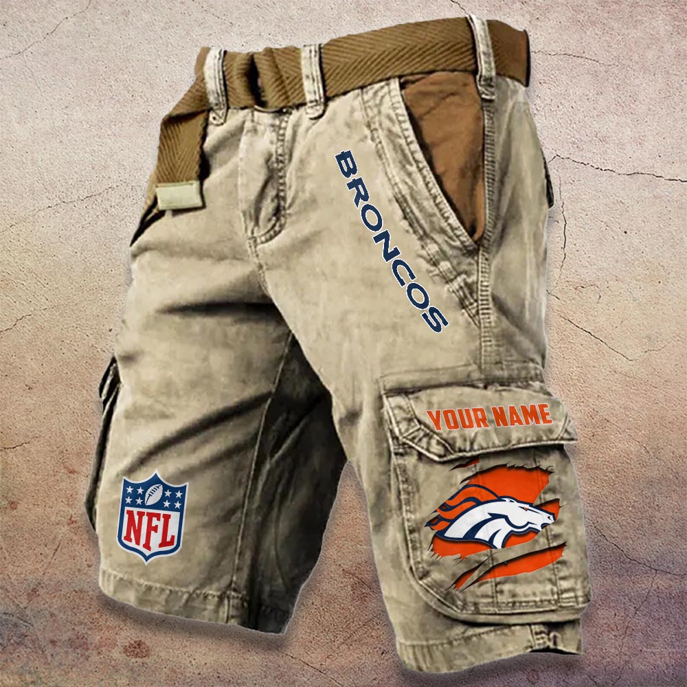 Sportswearmerch Denver Broncos NFL Denim Short For Fan