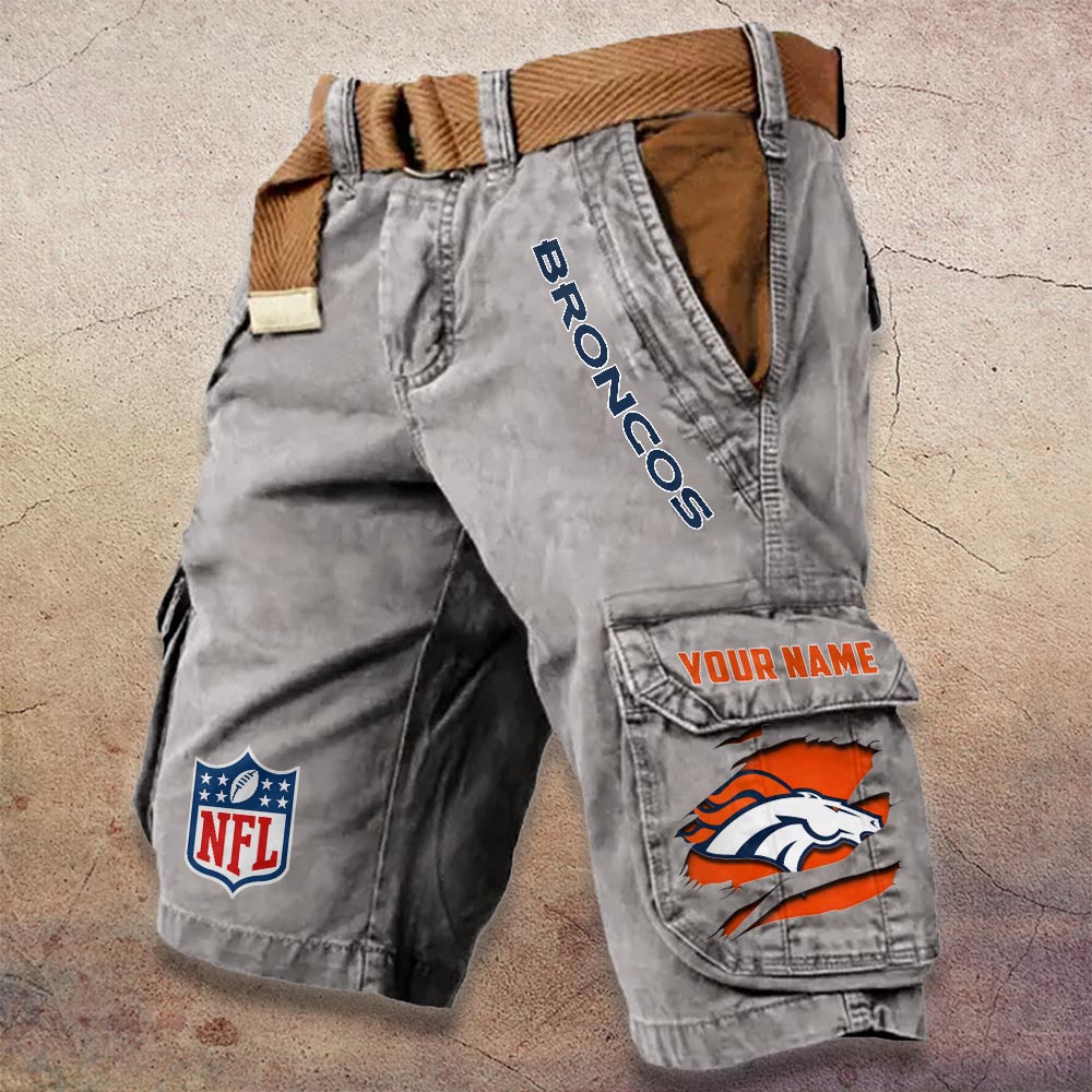 Sportswearmerch Denver Broncos NFL Denim Short For Fan