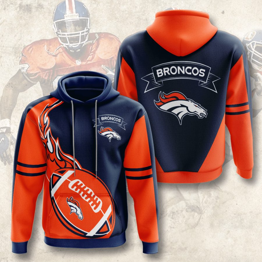 Sportswearmerch Denver Broncos NFL Fire Personalized Hoodie For Fan