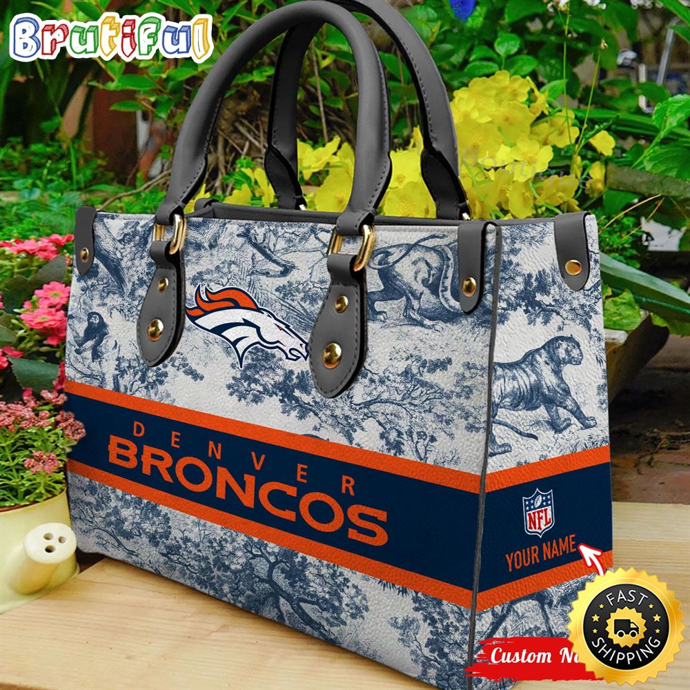 Sportswearmerch Denver Broncos NFL Leather Handbag For Fan