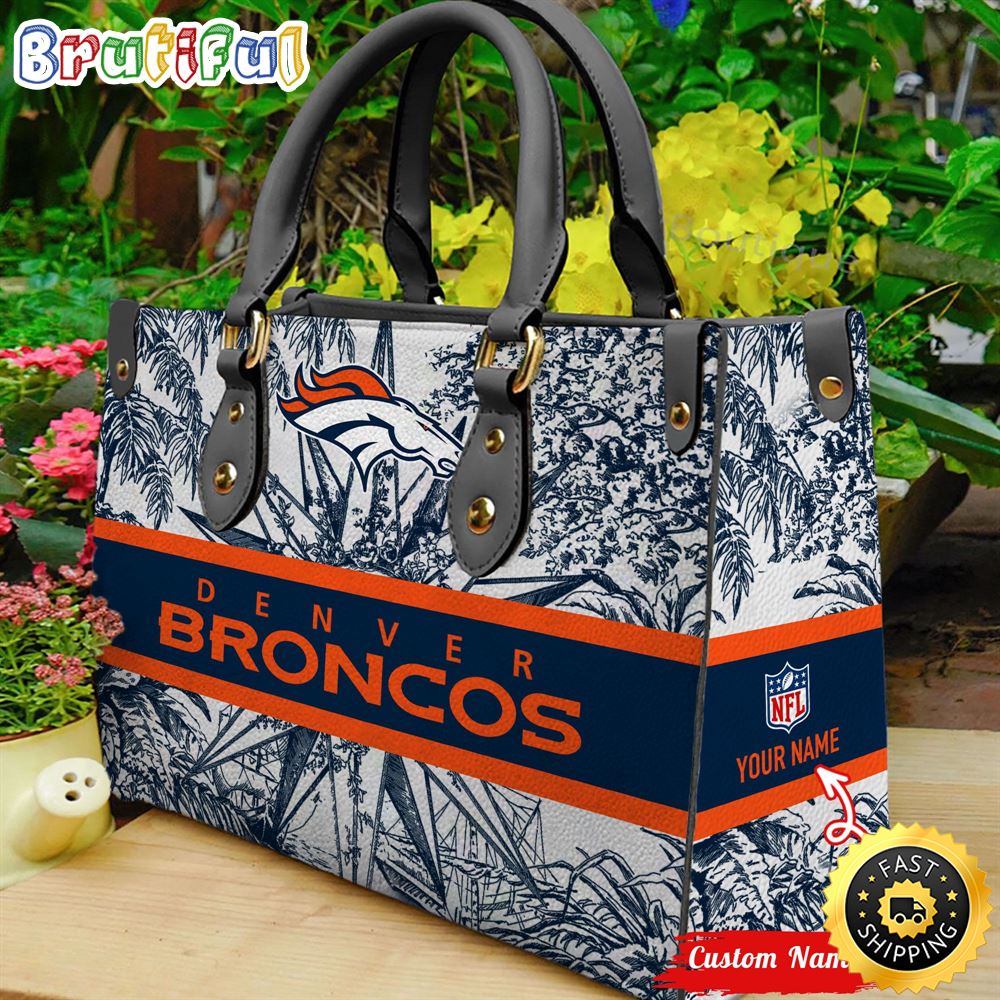 Sportswearmerch Denver Broncos NFL Leather Handbag For Fan