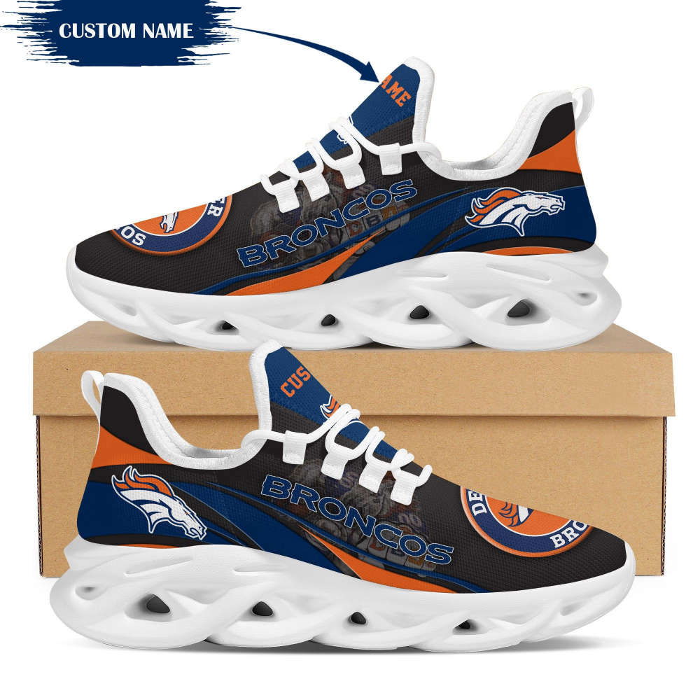 Sportswearmerch Denver Broncos NFL Max Soul Shoes Sneakers For Men And Women
