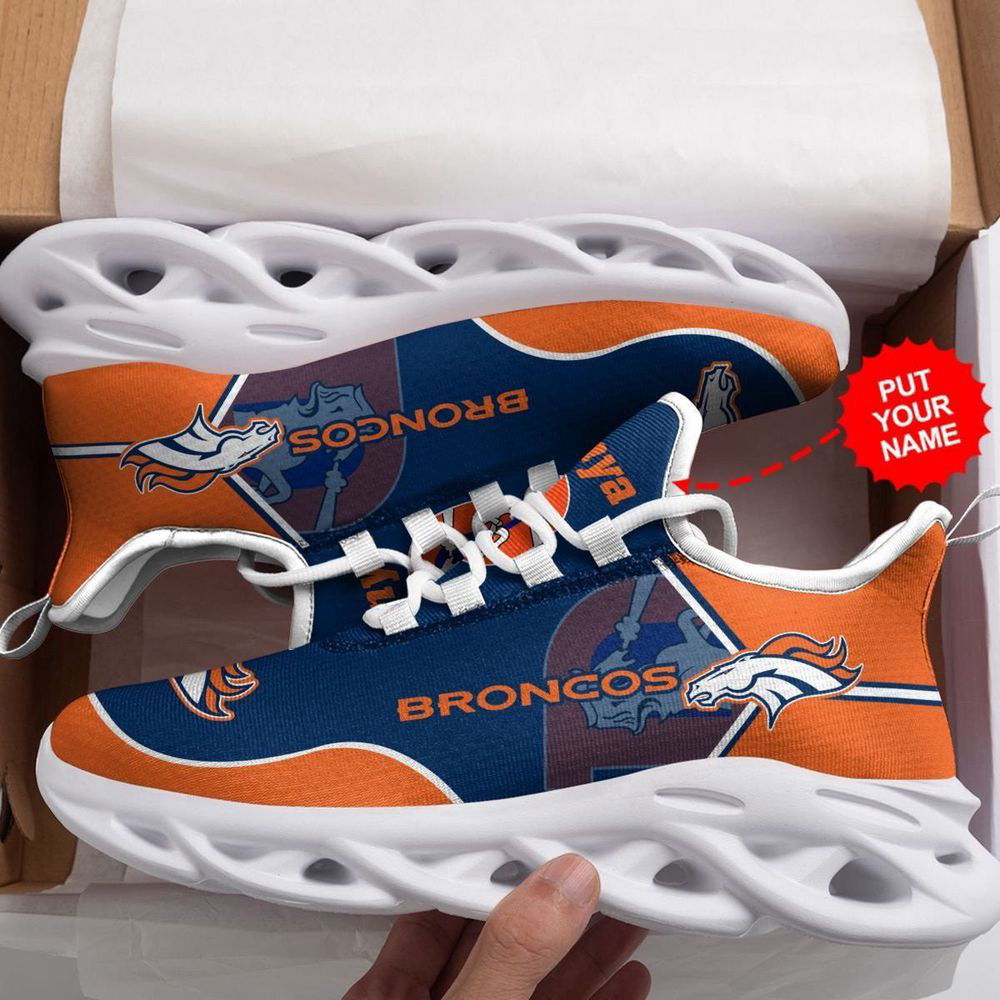 Sportswearmerch Denver Broncos NFL Max Soul Shoes Sneakers For Men And Women