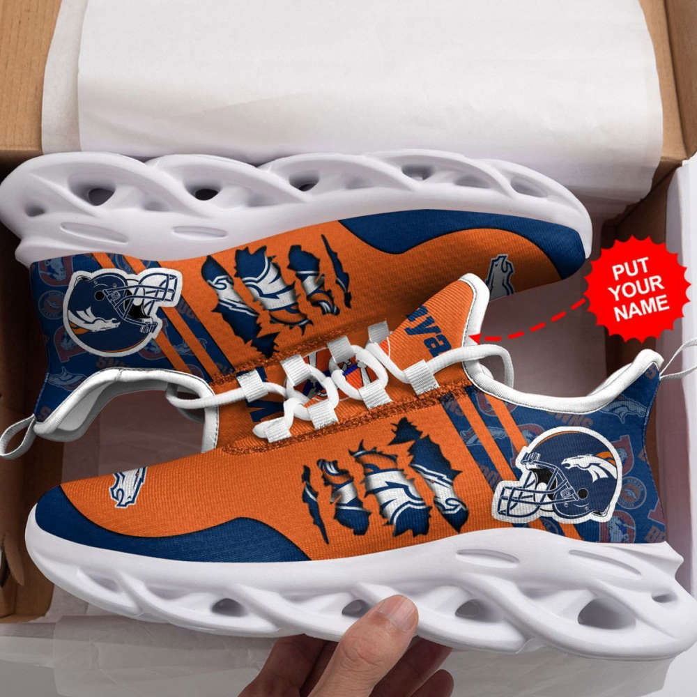 Sportswearmerch Denver Broncos NFL Max Soul Shoes Sneakers For Men And Women