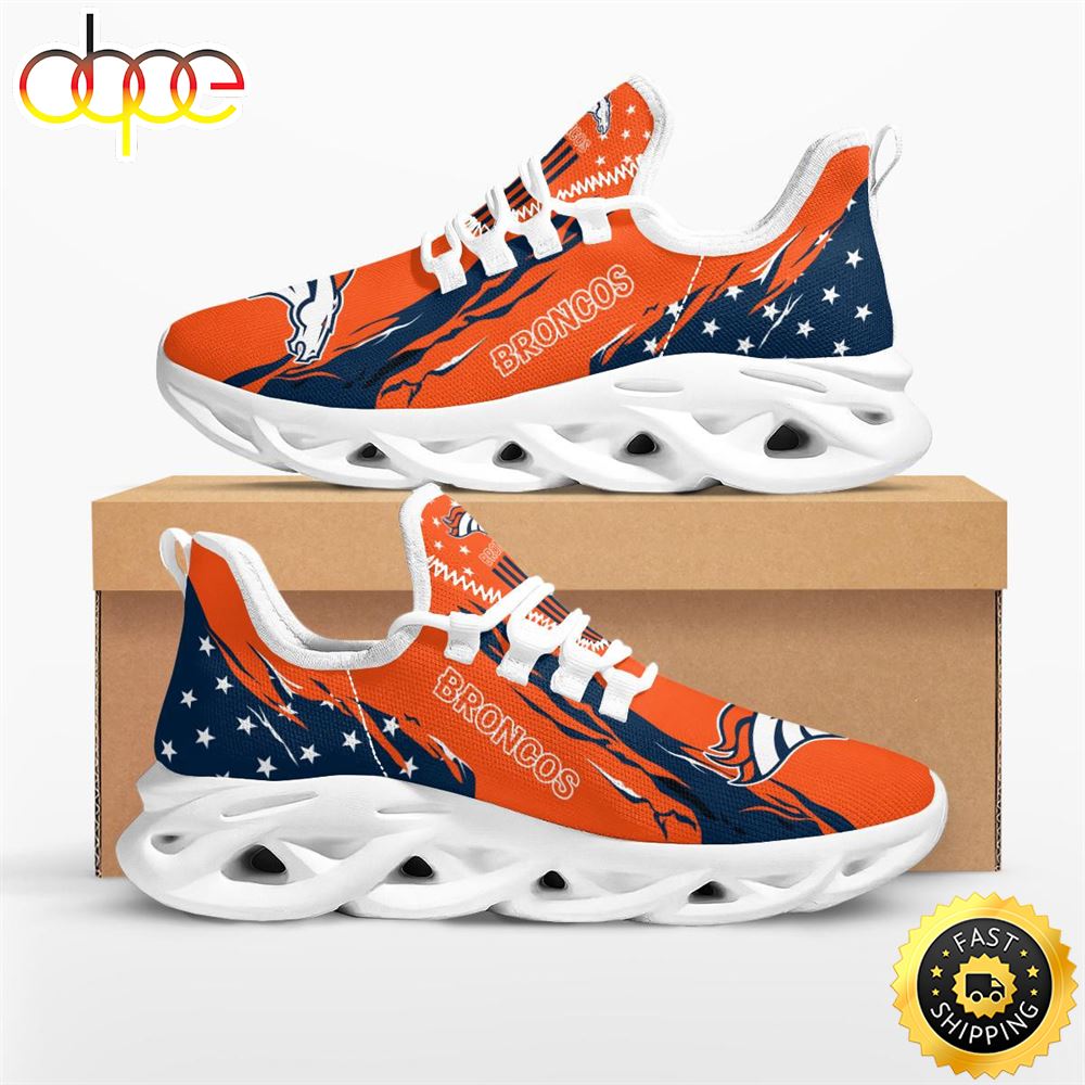 Sportswearmerch Denver Broncos NFL Max Soul Shoes Sneakers For Men And Women