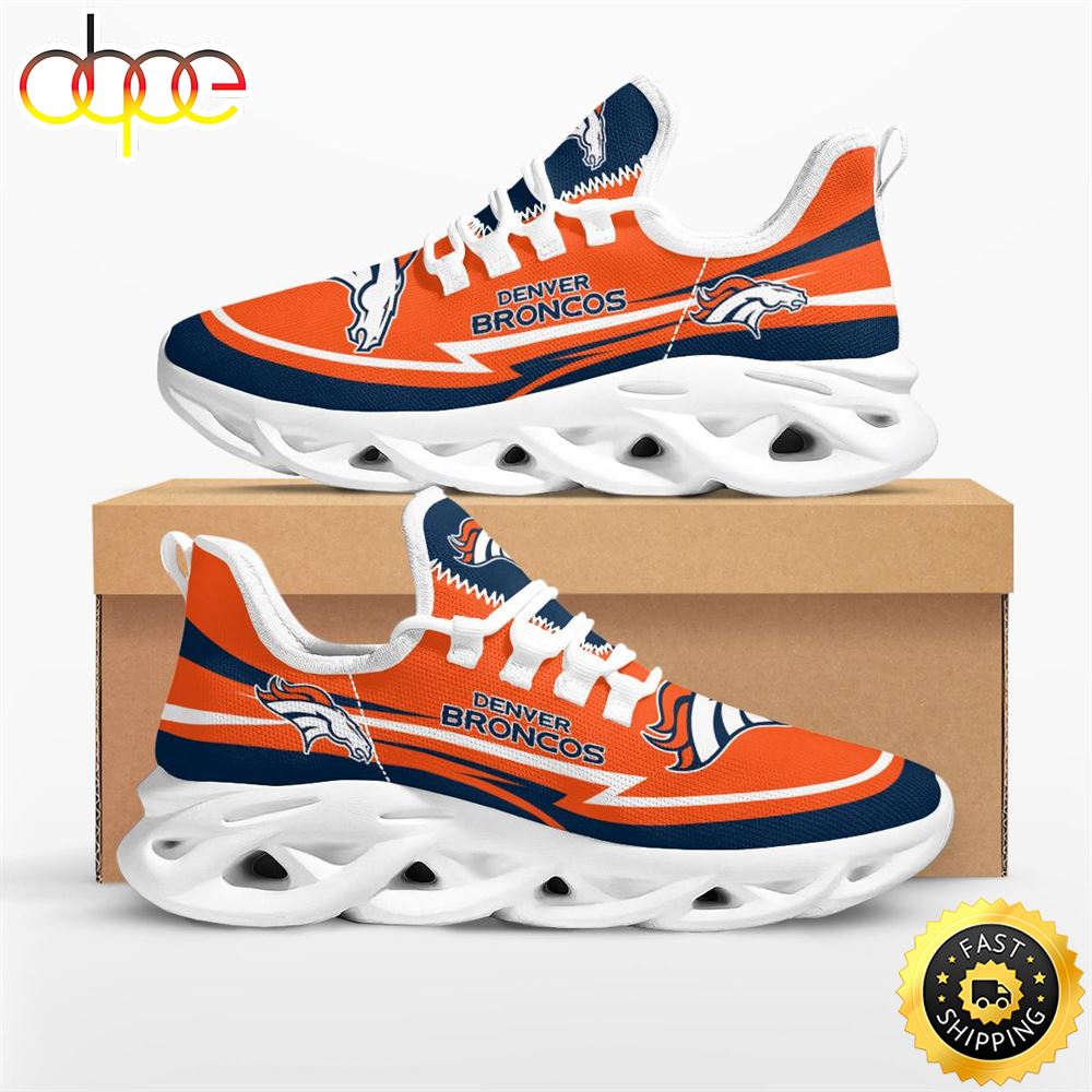 Sportswearmerch Denver Broncos NFL Max Soul Shoes Sneakers For Men And Women